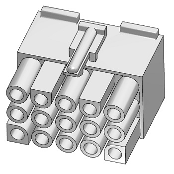 Connector, Receptacle, 15-Pin, 0.093"